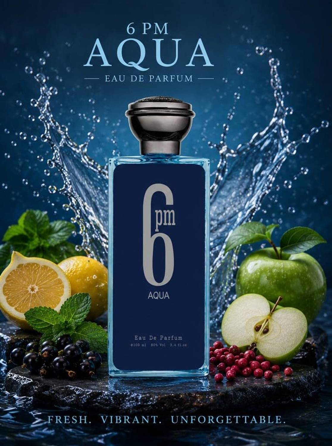 Atika AQUA 6PM AQD 1000 ml Eau de Parfum - Image 4