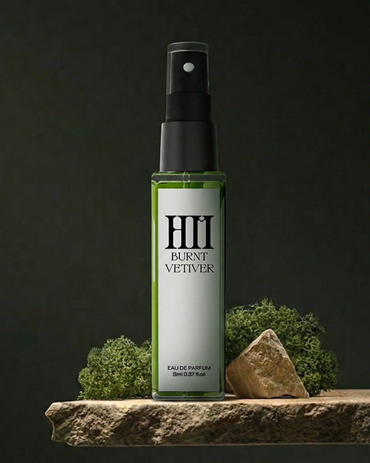 Image of HOM House of Moksha Burnt Vetiver | Bold Earthy Evening & Party Wear Unisex Pocket Perfume - 8 ml