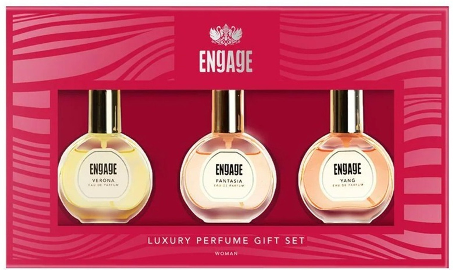 Image of Engage Luxury Perfume Gift Set Women Pack, 75ml (25ml X 3) Perfume - 75 ml (For Women)
