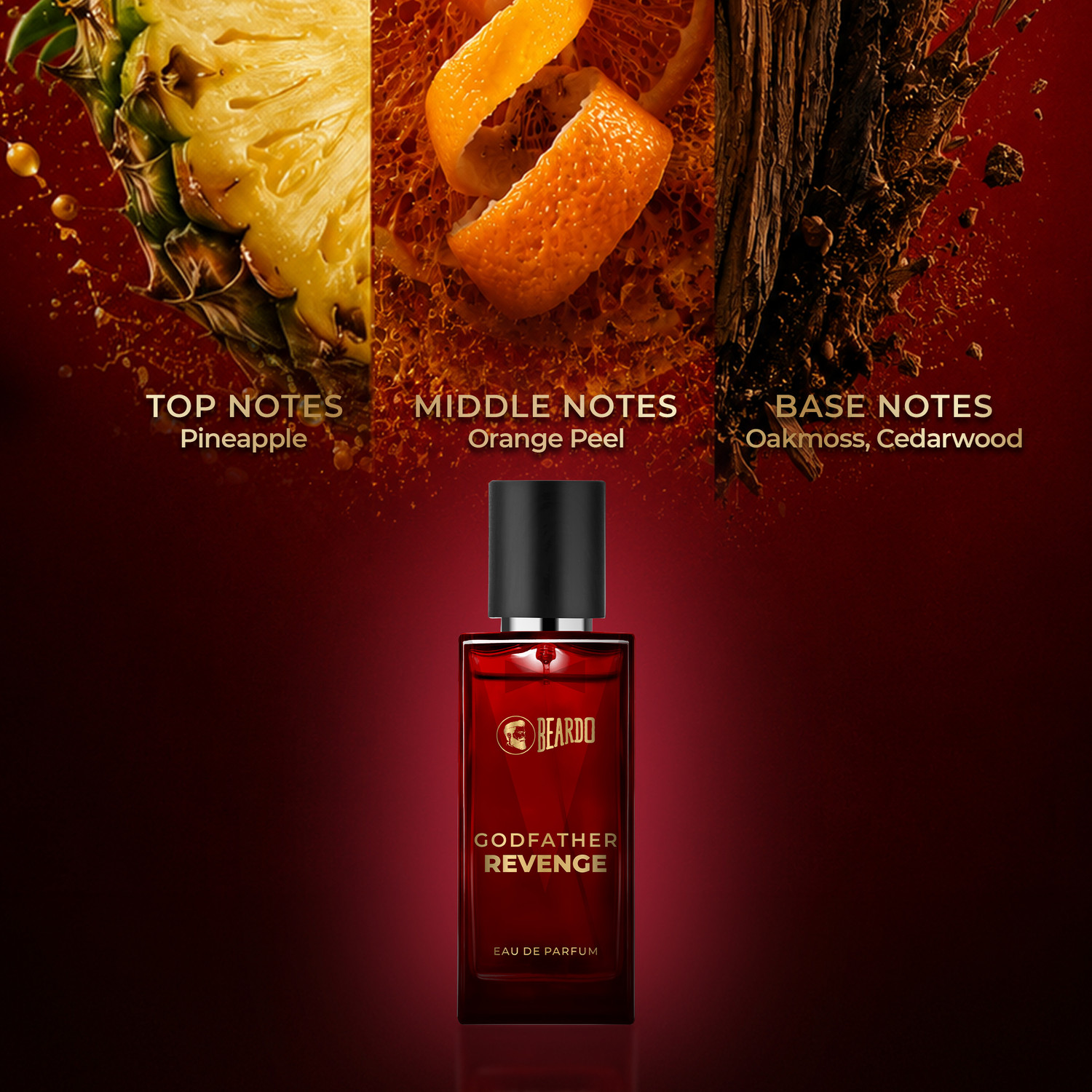 Image of BEARDO Godfather Series EDP Perfume Combo (3 x 50ml) - Godfather, Mafia & Revenge Eau de Parfum - 150 ml