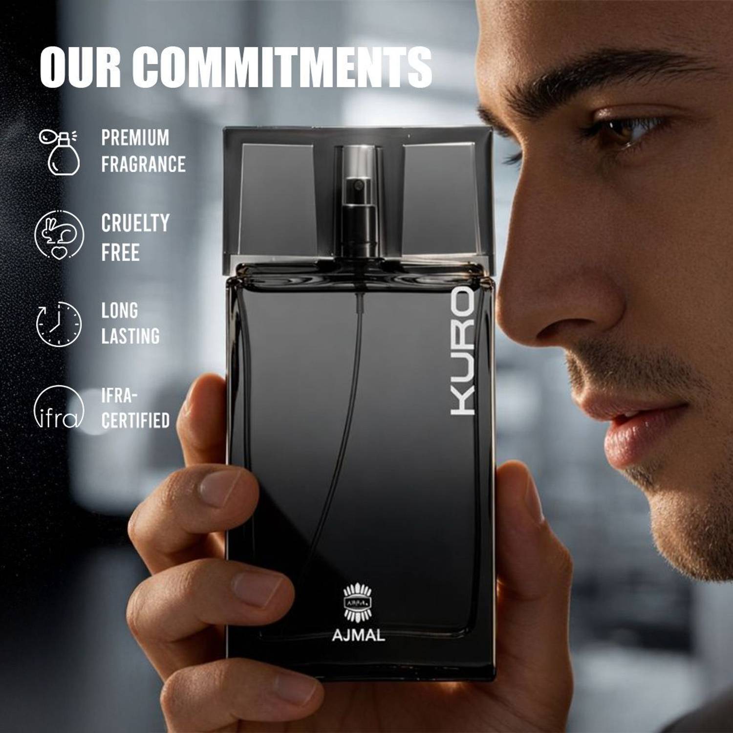 Ajmal KURO EDP Eau de Parfum 90 ml - Image 3