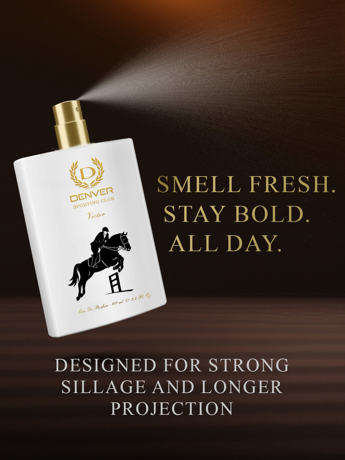 Image of DENVER Victor Perfume|Premium & Long Lasting| Eau de Parfum - 100 ml