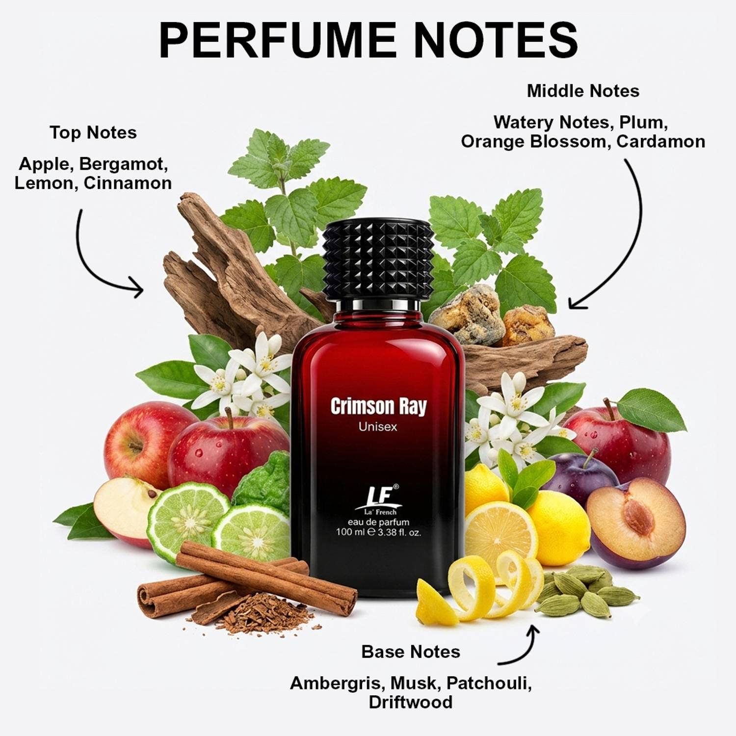La French Crimson Ray Perfume 100 ml - Image 4