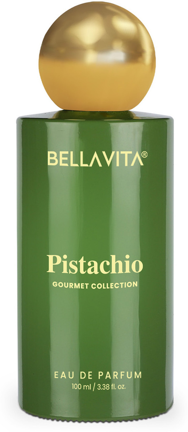 Image of BELLAVITA Pistachio Gourmet Unisex Perfume|Floral & Woody Notes|Long Lasting Scent| Eau de Parfum - 100 ml