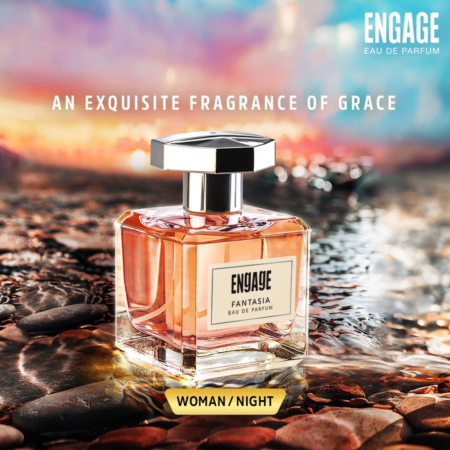 Engage Fantasia Floral Spicy Eau de Parfum - 100 ml - Image 3