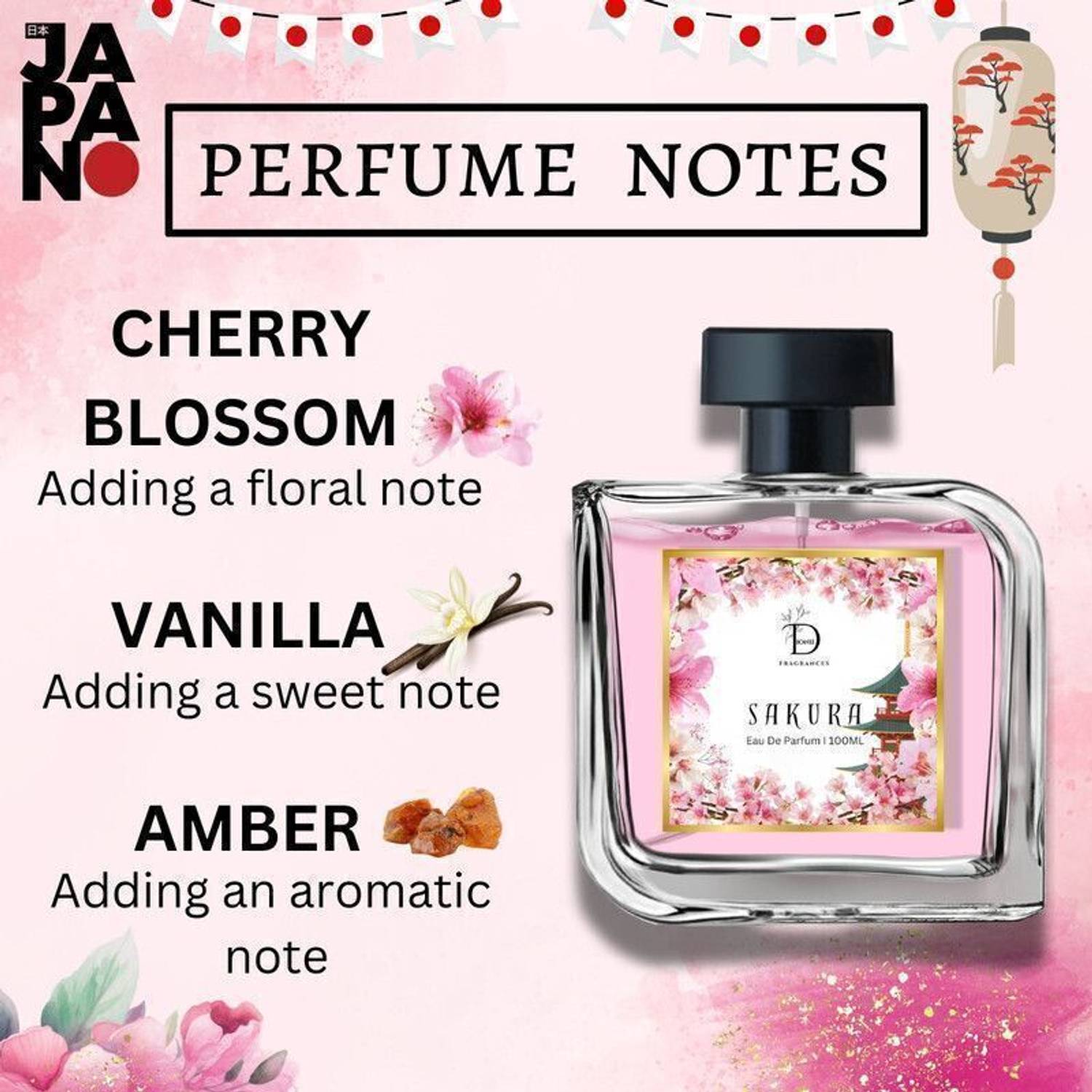 DIONII Japan Edit Sakura Women's Eau De Parfum 100 ml - Image 2