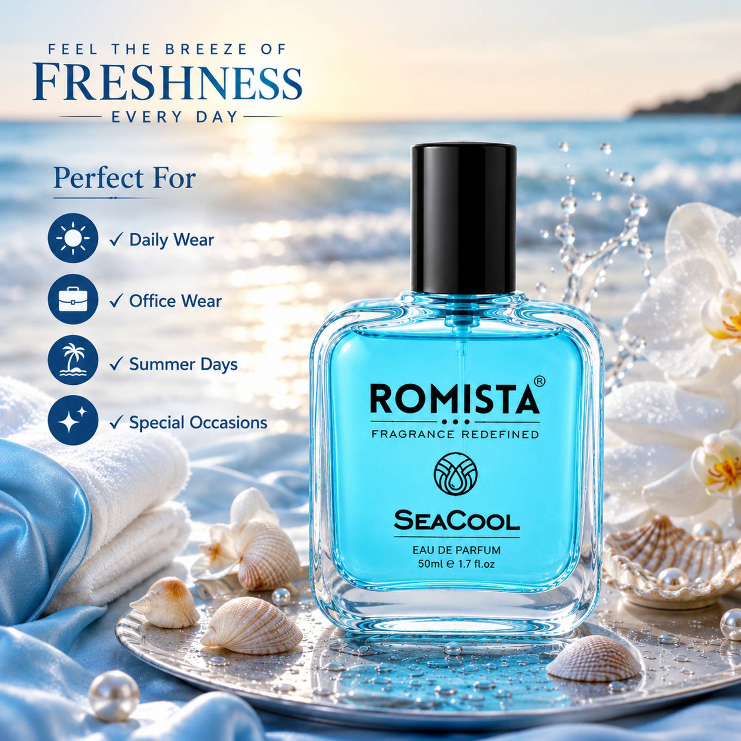 Romista Sea Cool 50 ml Eau de Parfum - Image 3