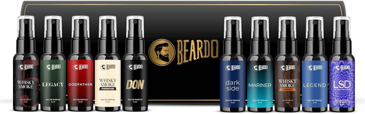 BEARDO Perfume Trial Kit 50 ml Pack of 10 · 5 ml (50 ml total)