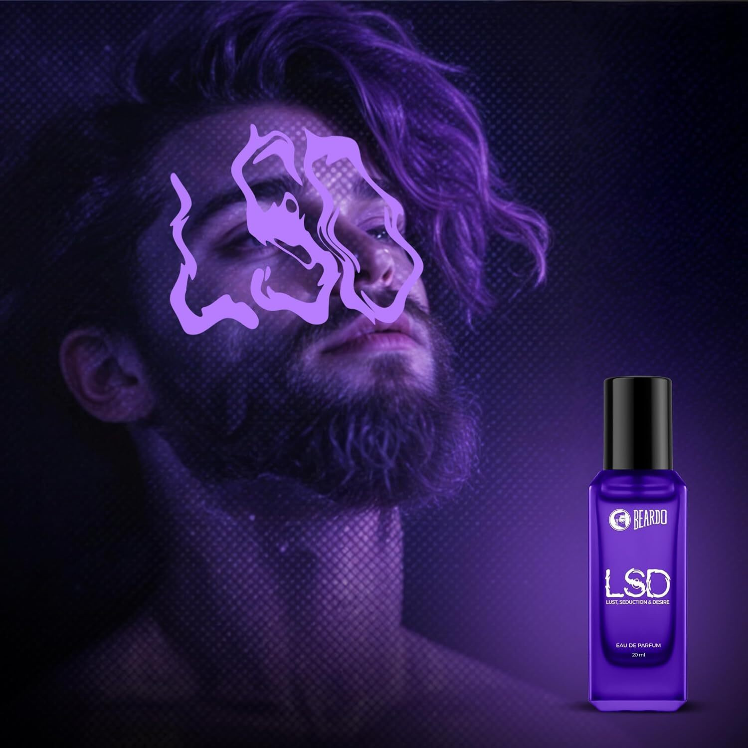 Image of BEARDO Triple Threat Collection- LSD, Legend & Whisky Smoke Perfume for Men Eau de Parfum - 60 ml