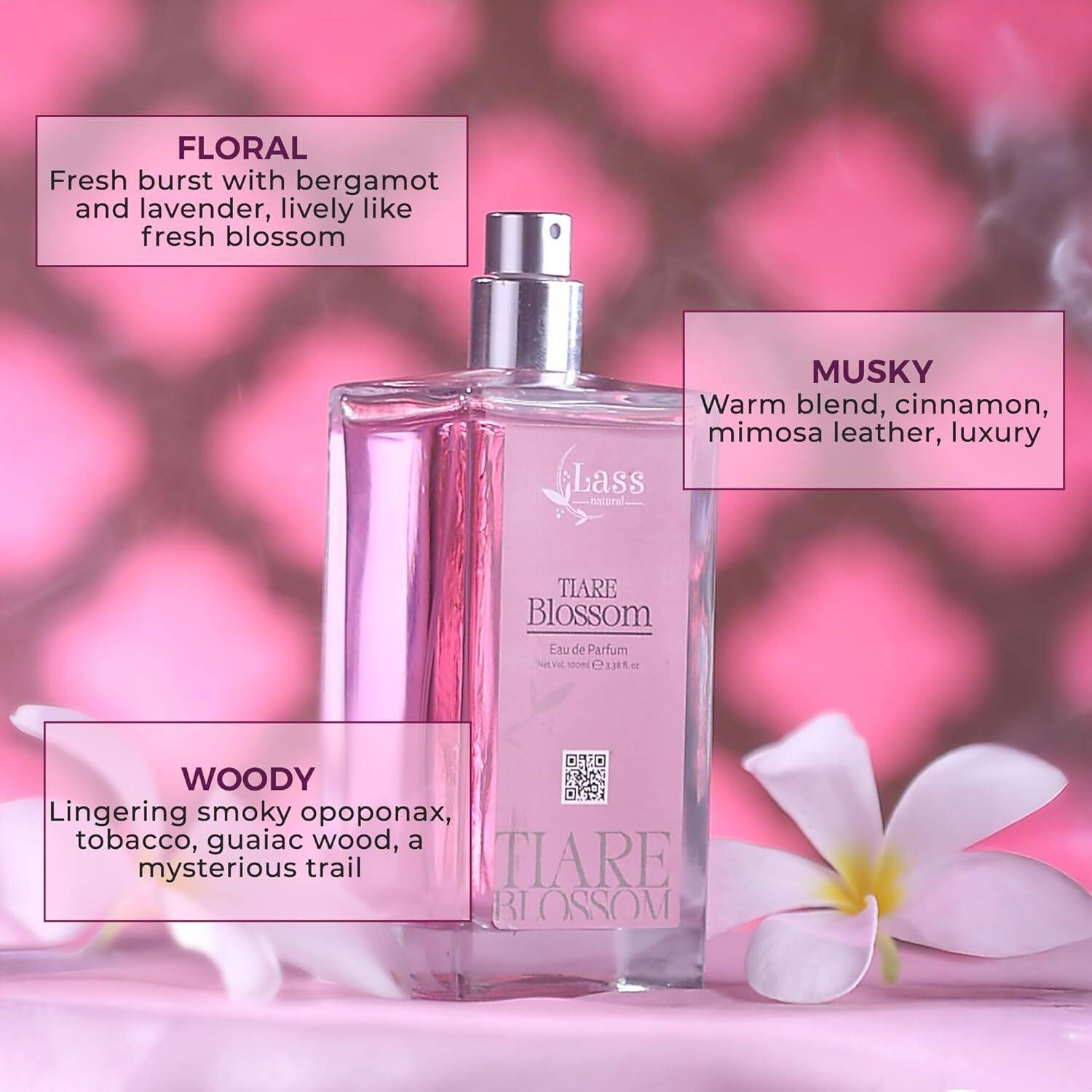Lass Tiare Blossom Eau de Parfum 100 ml - Image 3