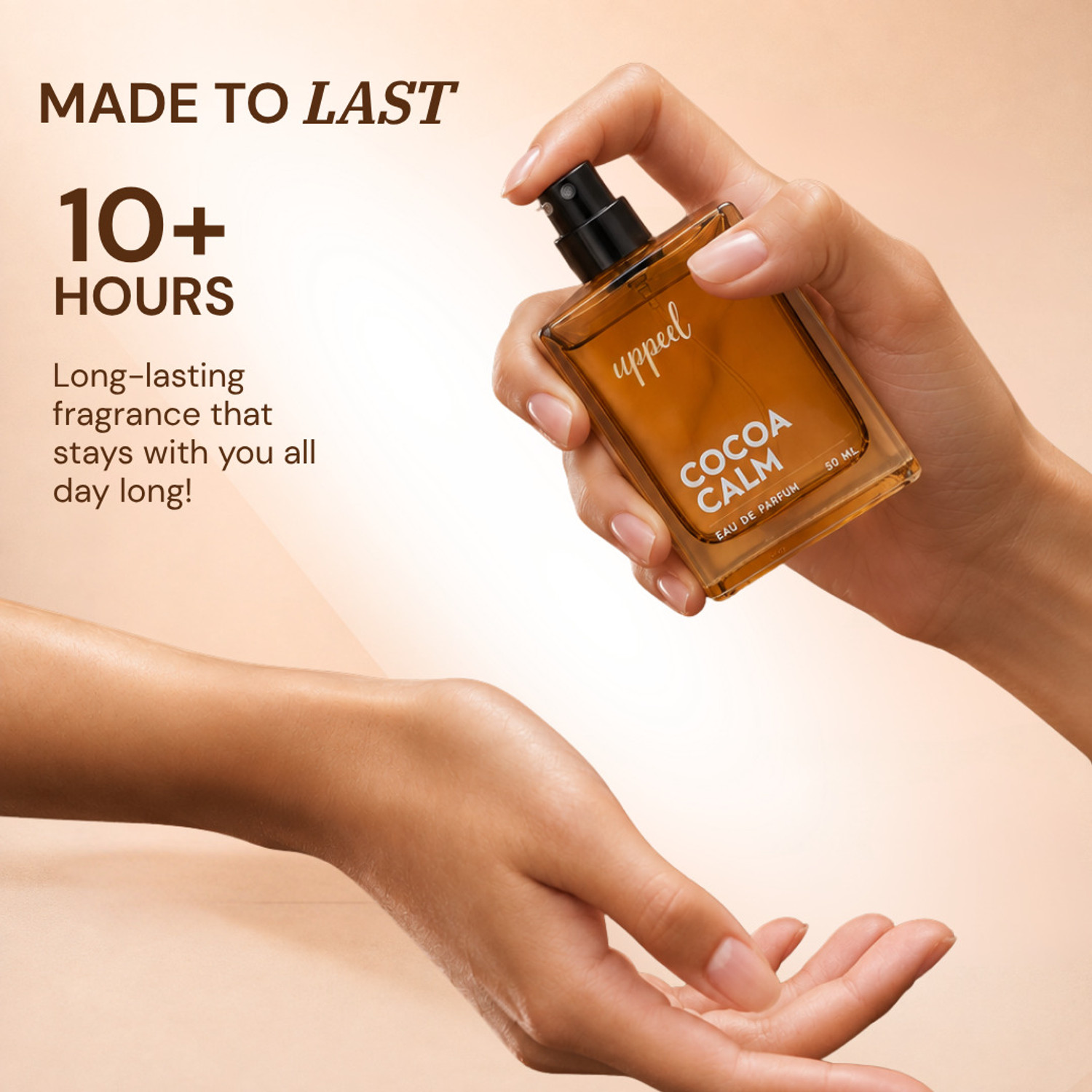 Image of Uppeel Cocoa Calm Eau De Long-Lasting Unisex Perfume Eau de Parfum - 50 ml