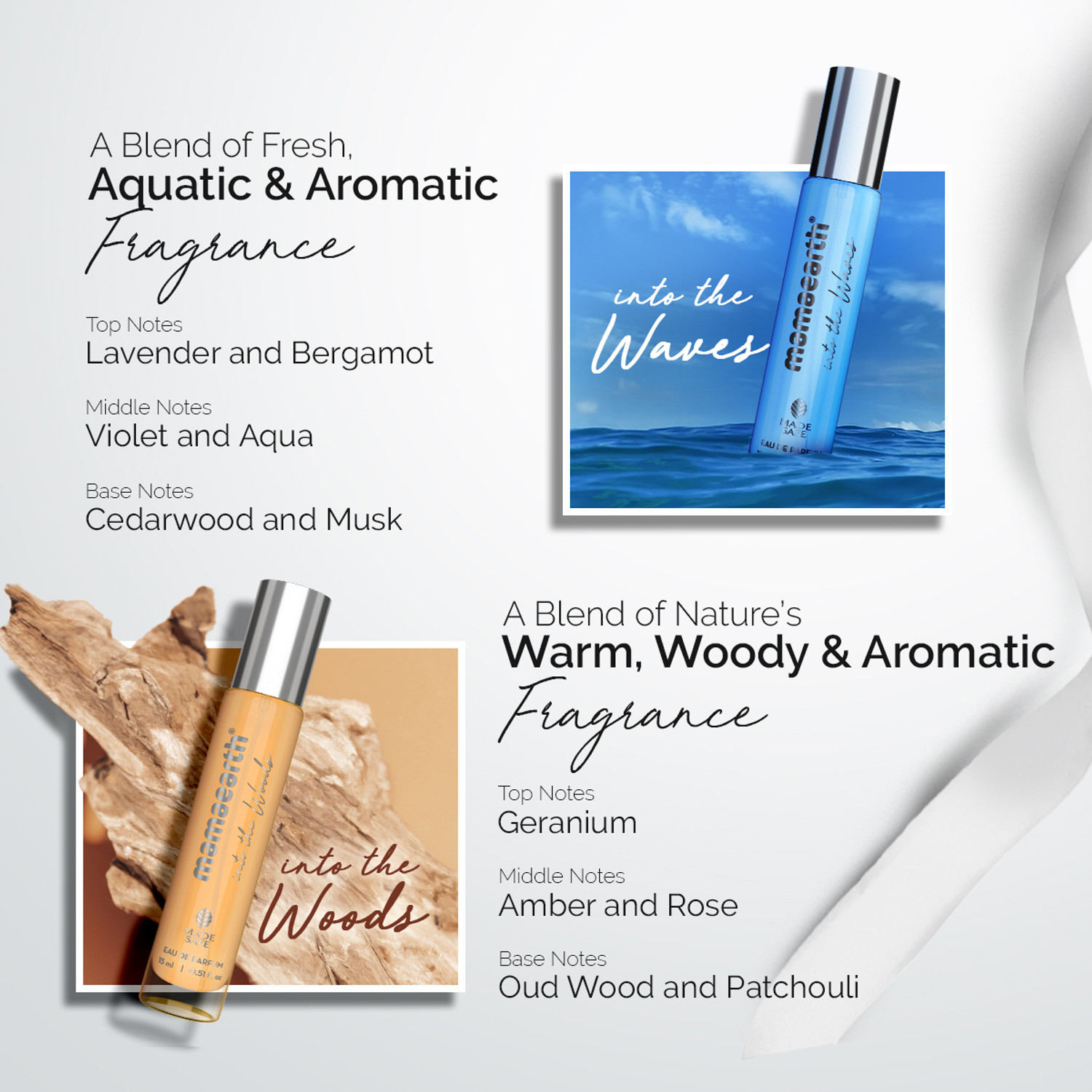 Image of Mamaearth Set of 2 | Travel-Friendly Pack | Premium & Long-Lasting Fragrances Eau de Parfum - 30 ml