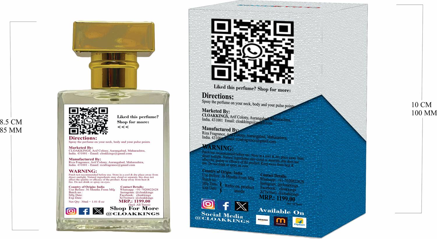 CLOAKKINGS Chastity Eau De Parfum 30 ml - Image 3