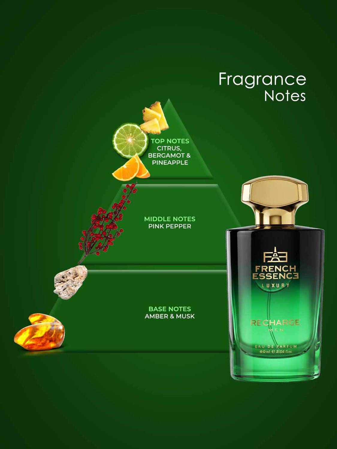 FRENCH ESSENCE Luxury Recharge Perfume 60 ml - Image 3