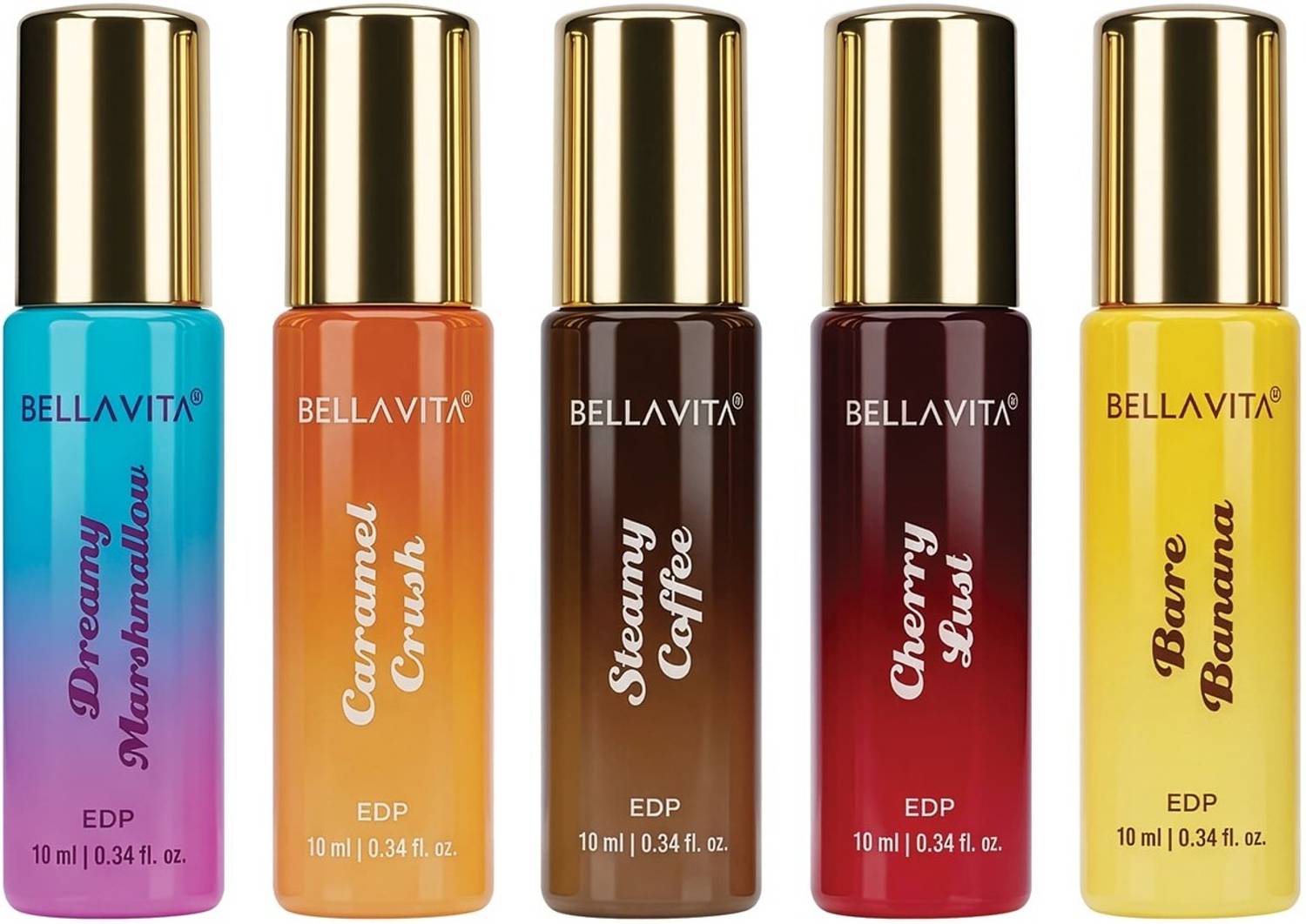 BELLAVITA Gourmand Luxury Perfume Pack of 5 · 10 ml (50 ml total) - Image 2