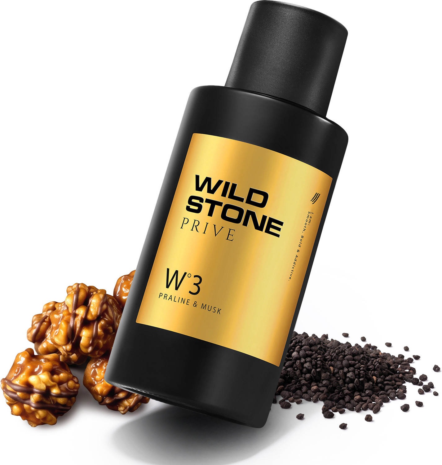 Image of Wild Stone PriveW3 Praline & Musk Parfum, Luxury Premium Perfume, Warm & Vanilla Fragrance, Eau de Parfum - 100 ml
