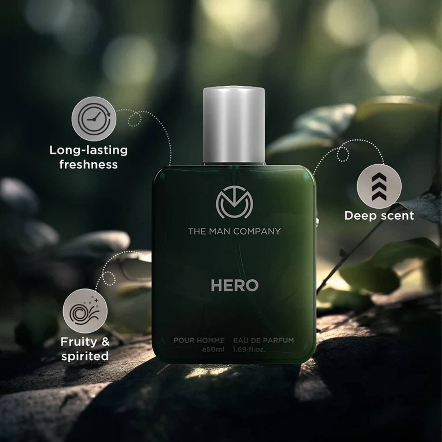 THE MAN COMPANY Hero Perfume for Men 50 ml - Image 3