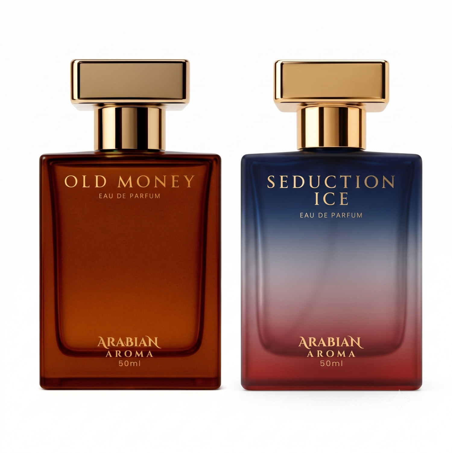 Image of Arabian Aroma Old Money & Seduction Ice Perfume Combo Perfume - 100 ml