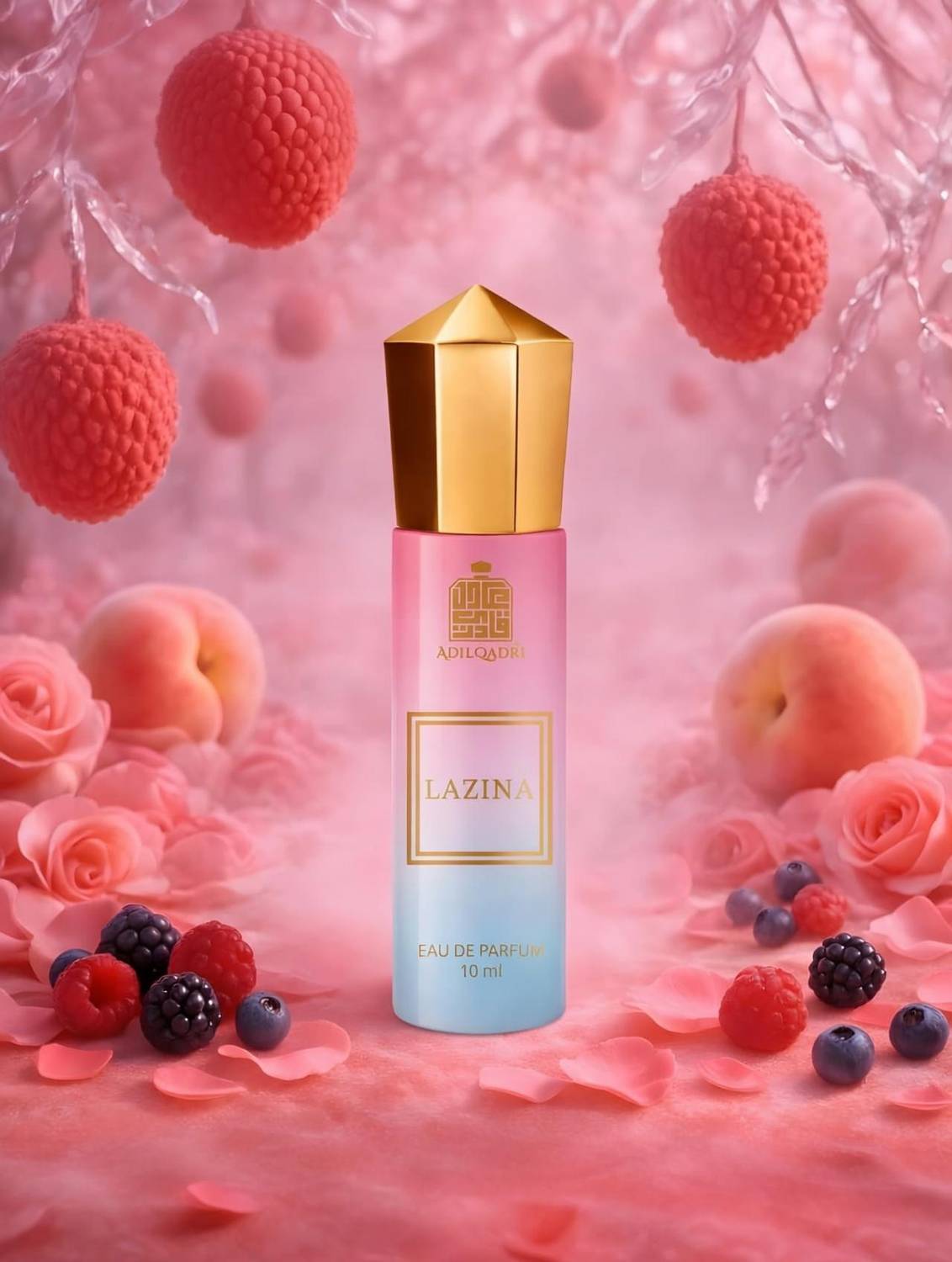 Adilqadri Lazina Perfume For Men And Women | Long-Lasting Fruity Fragrance | Eau de Parfum  -  10 ml