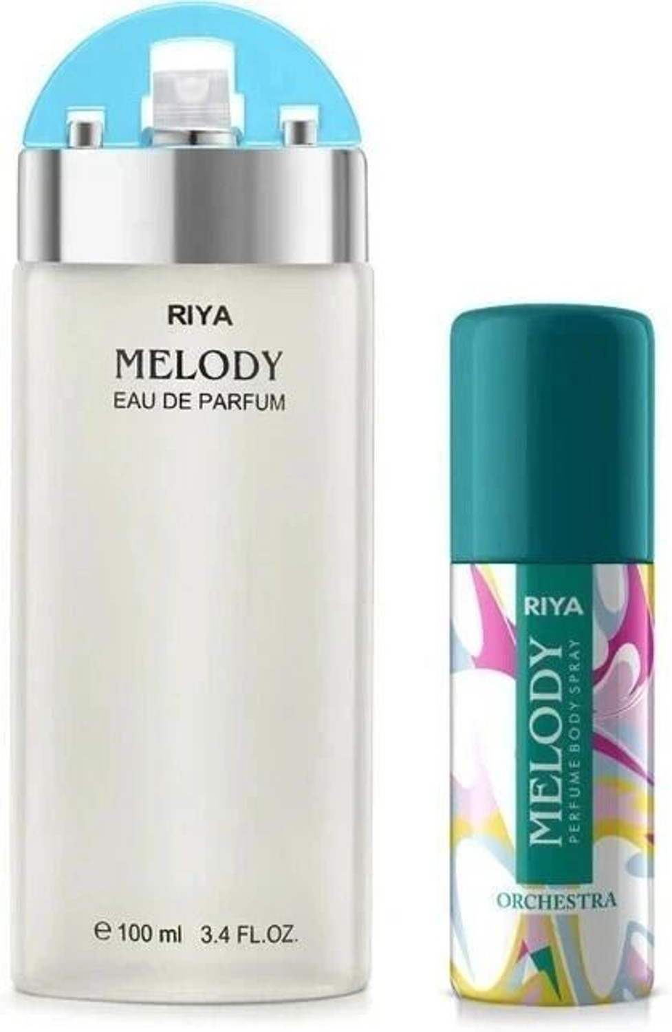 Image of RIYA Melody Green Perfume 100 ML | Melody Deo 40 ML | Floral Fragrance Eau de Parfum - 140 ml