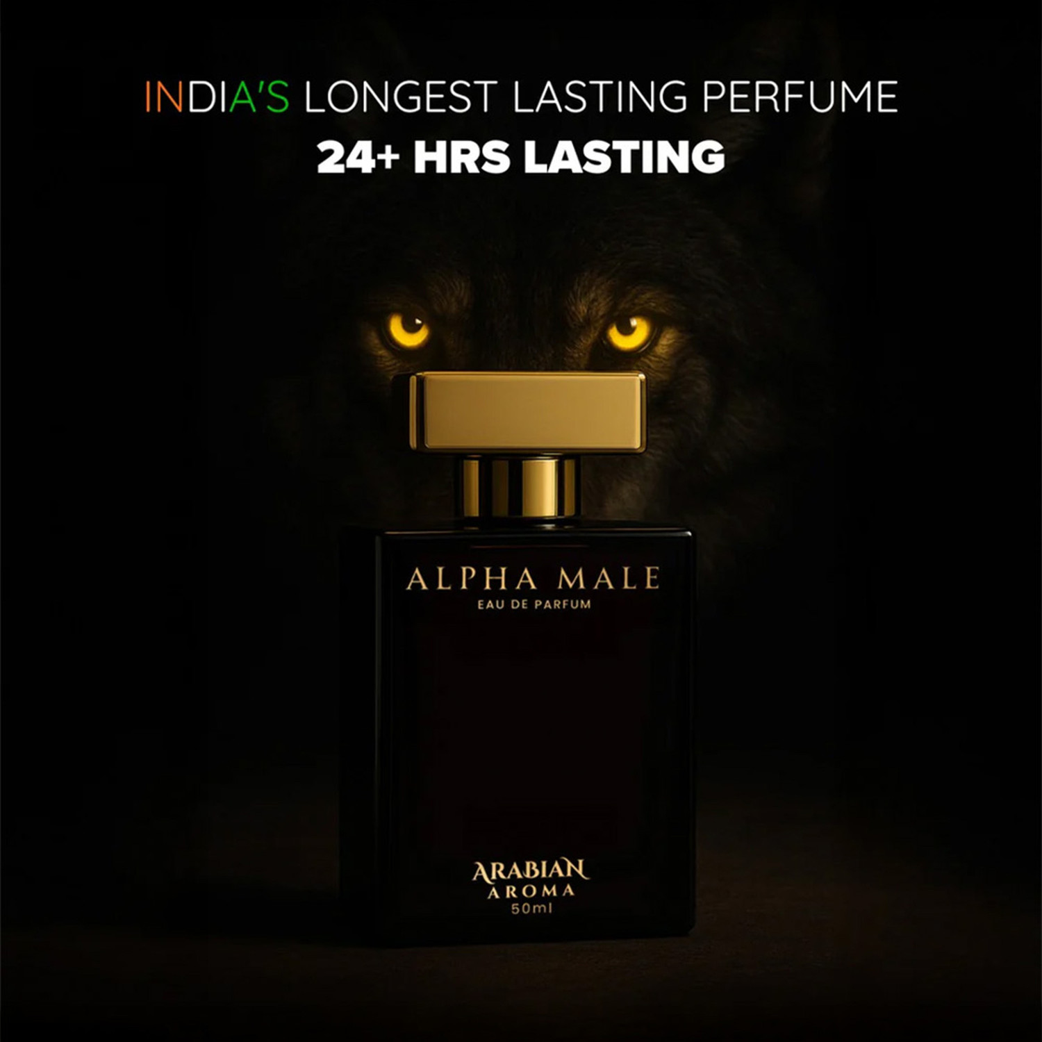 Image of Arabian Aroma Alpha Male Eau de Parfum Long Lasting Perfume for Man | Mens Perfumes Eau de Parfum - 50 ml