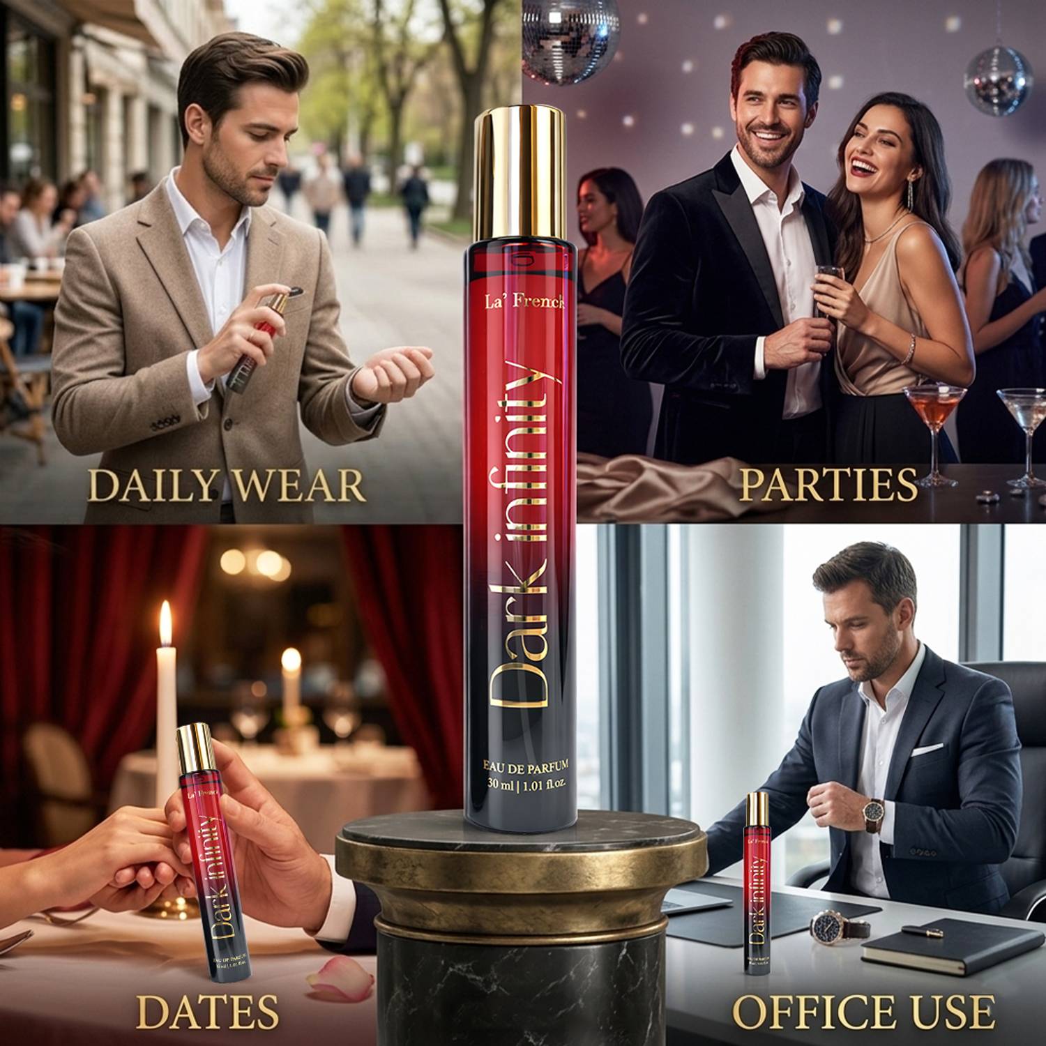La French Dark Infinity Perfume 30 ml - Image 5