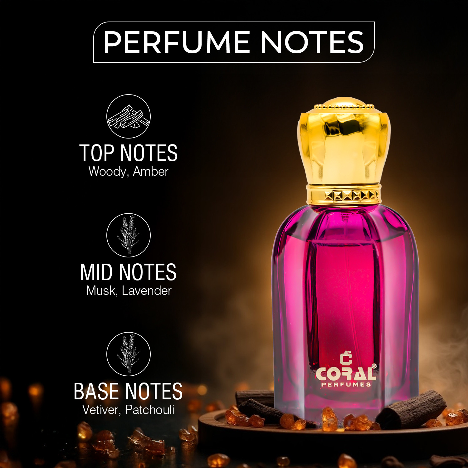 Image of C CORAL PERFUMES Oud Malaki Eau de Parfum - 100 ml (For Men & Women)