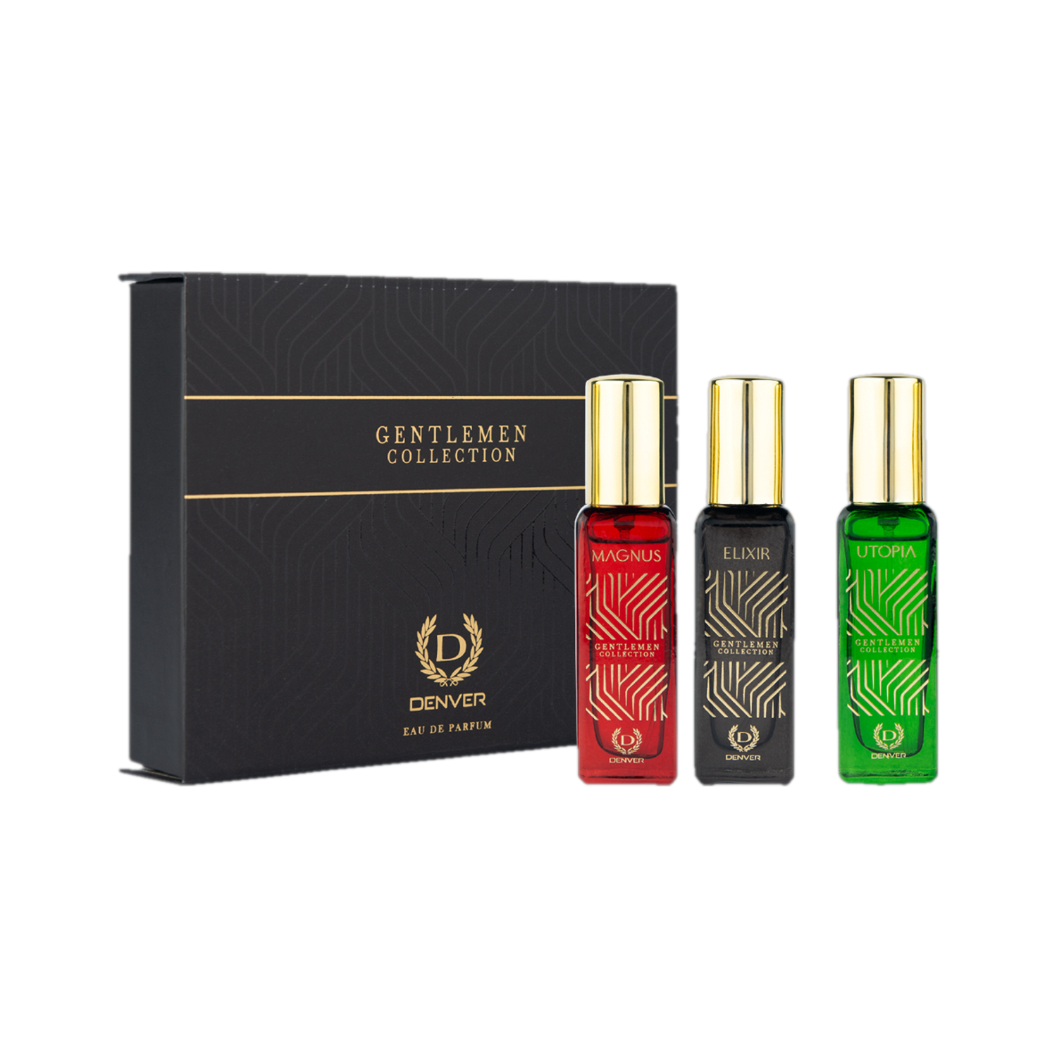 DENVER Gentlemen Collection EDP (20 ml x 3) Perfume  -  60 ml