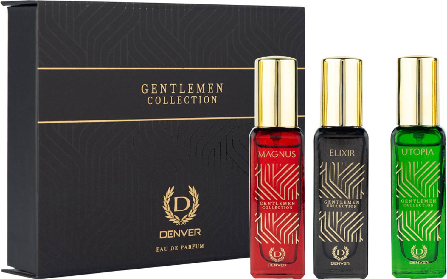 DENVER Gentlemen Collection EDP (20 ml x 3) Perfume  -  60 ml