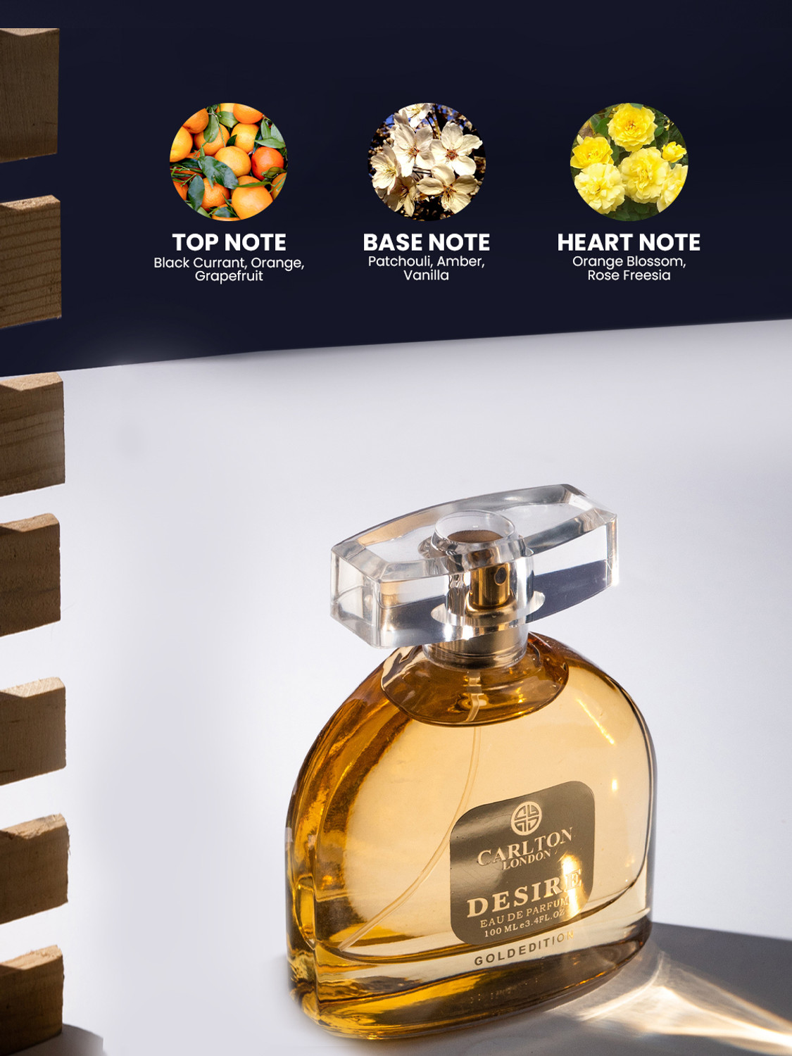 Image of CARLTON LONDON Women Limited Edition Desire Eau de Parfum Perfume - 100 ml