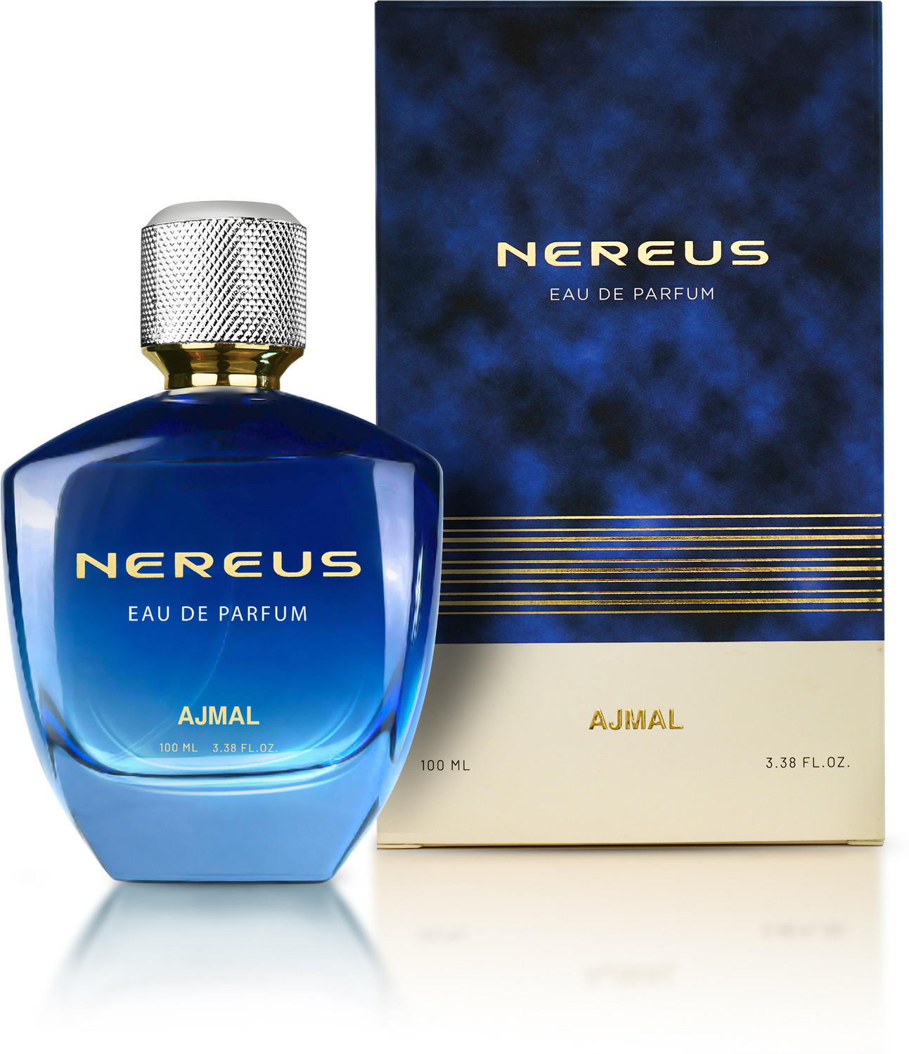 Image of Ajmal Nereus Long Lasting Unisex Eau De Parfum | Premium Fresh & Classic Fragrance Eau de Parfum - 100 ml