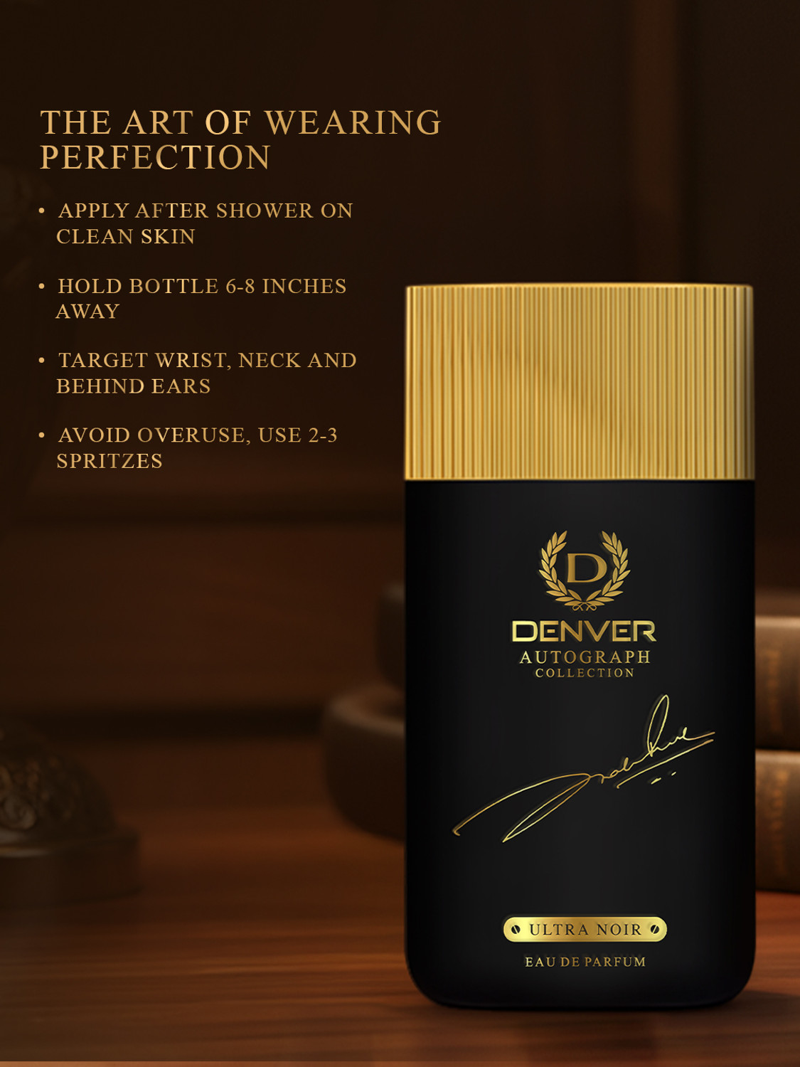 Image of DENVER SRK Autograph Ultra Noir Perfume - 60 ml
