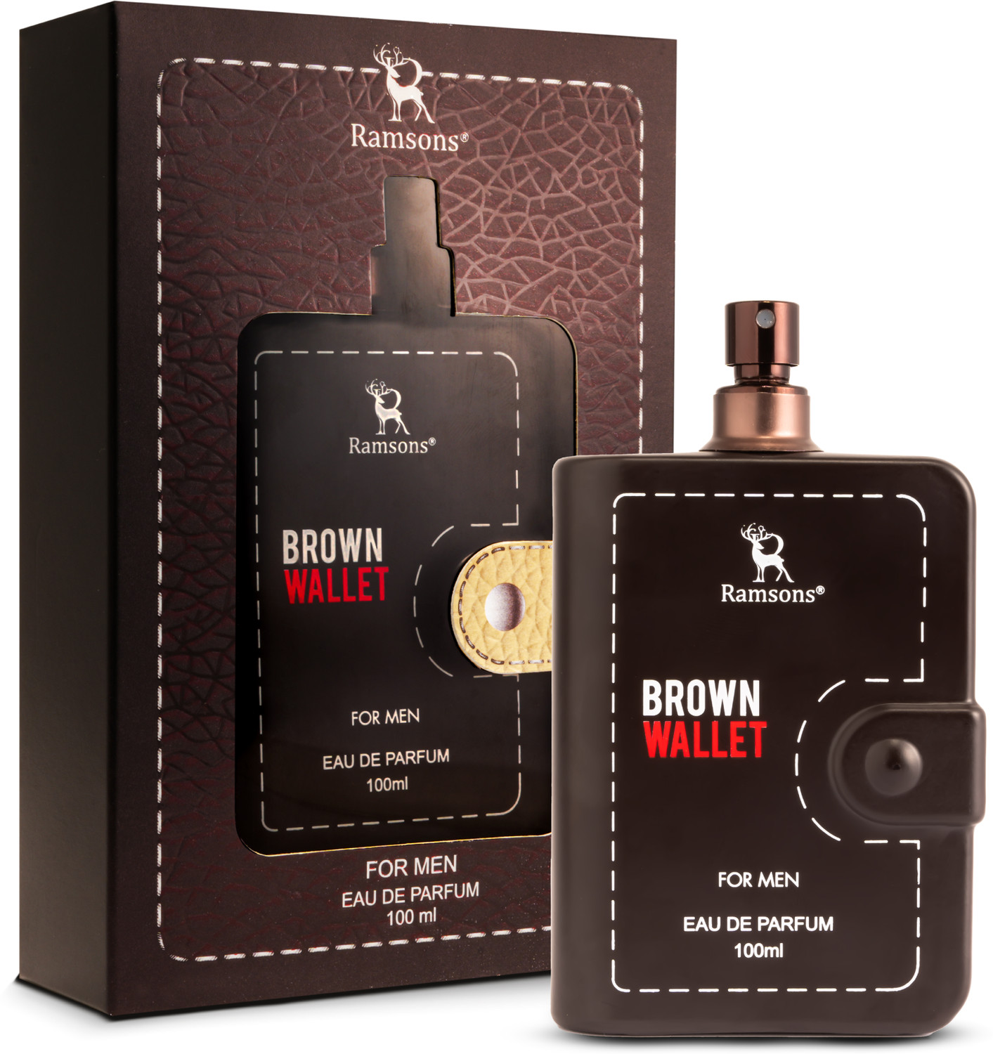 Image of RAMSONS BROWN WALLET for Men Eau de Parfum - 100 ml