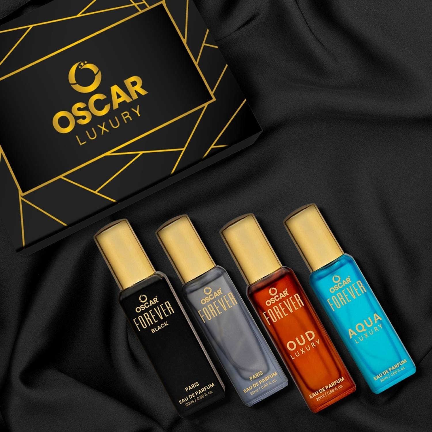 OSCAR Luxury Unisex Perfume Gift Set Pack of 4 · 20 ml (80 ml total) - Image 2