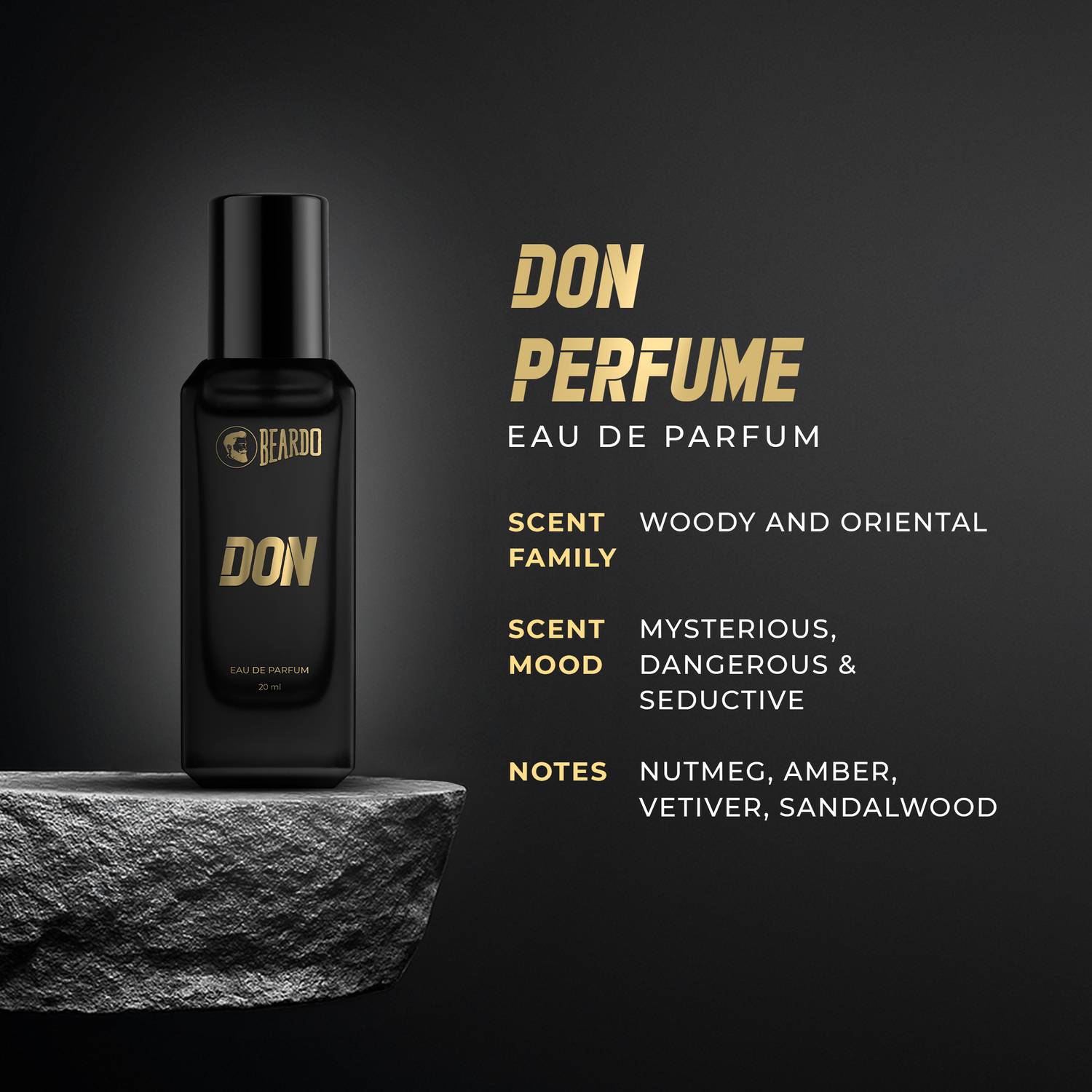 BEARDO Don EDP Perfume 20 ml - Image 3