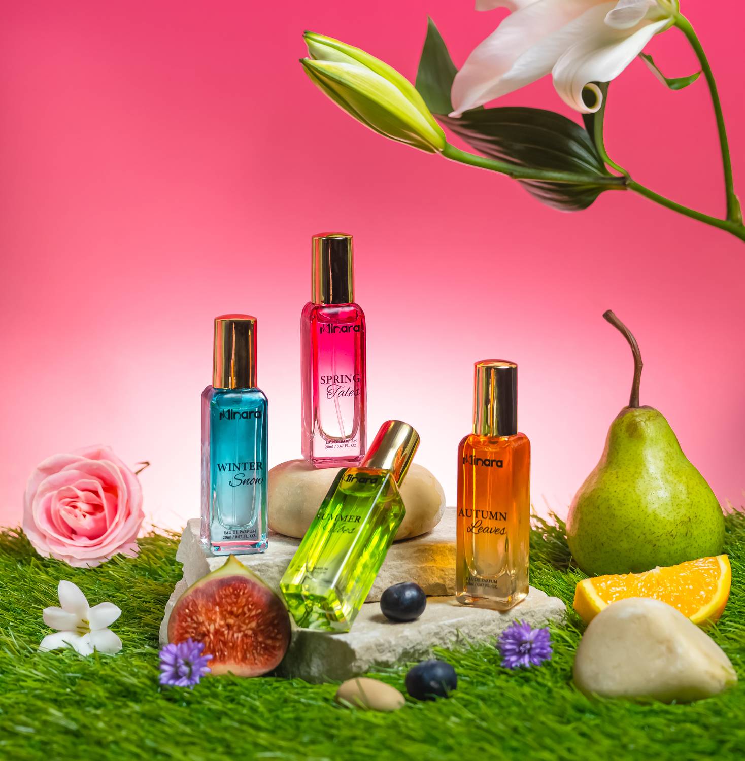 MINARA Luxury Woman Eau De Parfum 4x20 ml Pack of 4 - Image 4