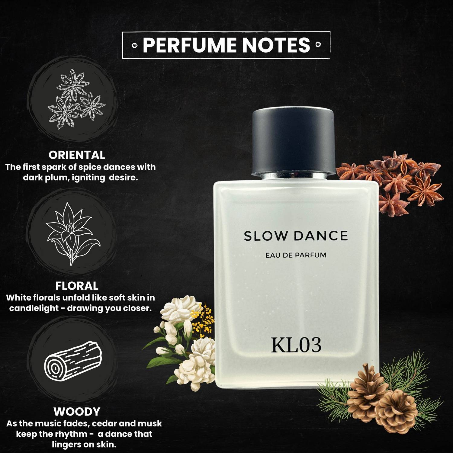 KL03 Slow Dance Eau de Parfum 100ml - Image 3