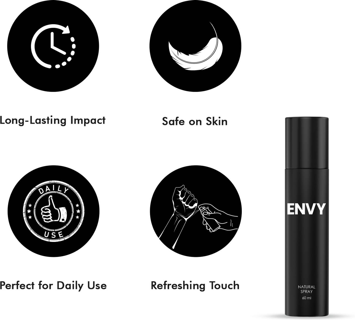 Envy Natural Spray Perfume EDP 120 ml - Image 5