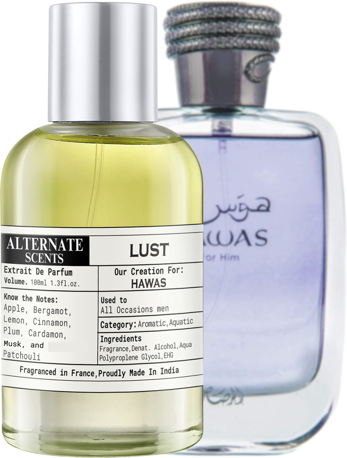 Image of Alternate Scents LUST Long Lasting Perfume For Men 30% Oil Concentration Perfume - 100 ml