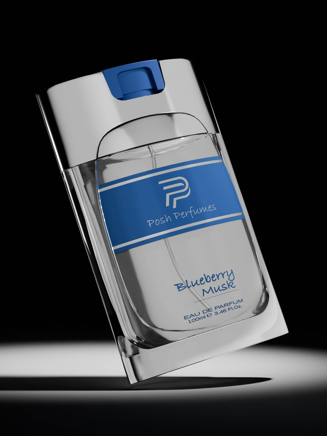 Image of Al-Nuaim Blueberry Musk Posh Perfume | Long Lasting Fragrance Eau de Parfum - 100 ml