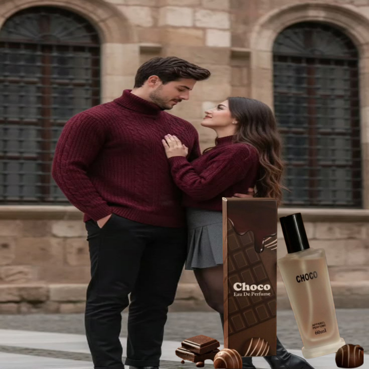 Image of LUXMODE Choco Romantic Chocolate Perfume For Men Women Eau de Parfum - 60 ml
