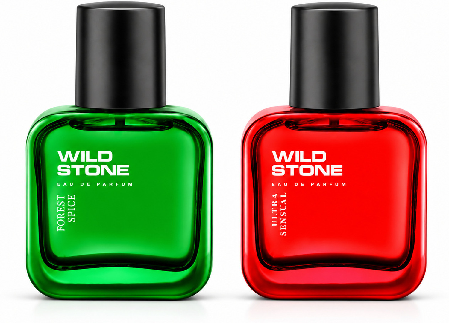 Image of Wild Stone Forest Spice and Ultra Sensual Combo (30 ml each)- Pack of 2 Eau de Parfum - 30 ml