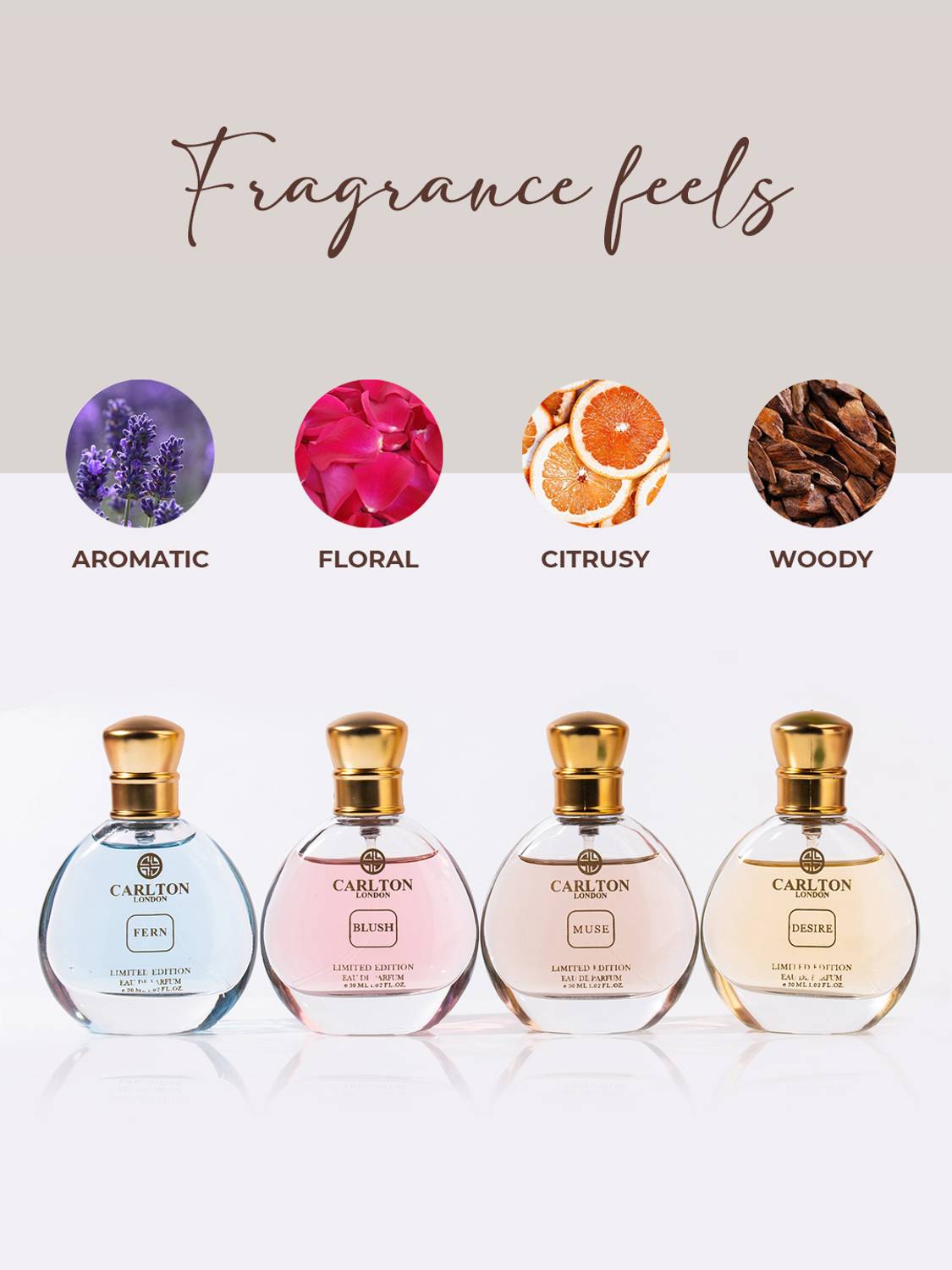 CARLTON LONDON Euphoria Women Pack of 4 · 30 ml (120 ml total) - Image 3