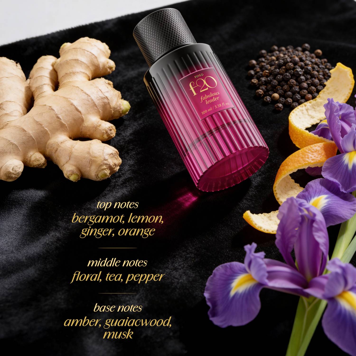 FOGG Premium Luxury Unisex Perfume f20 Fabulous 100ml - Image 2