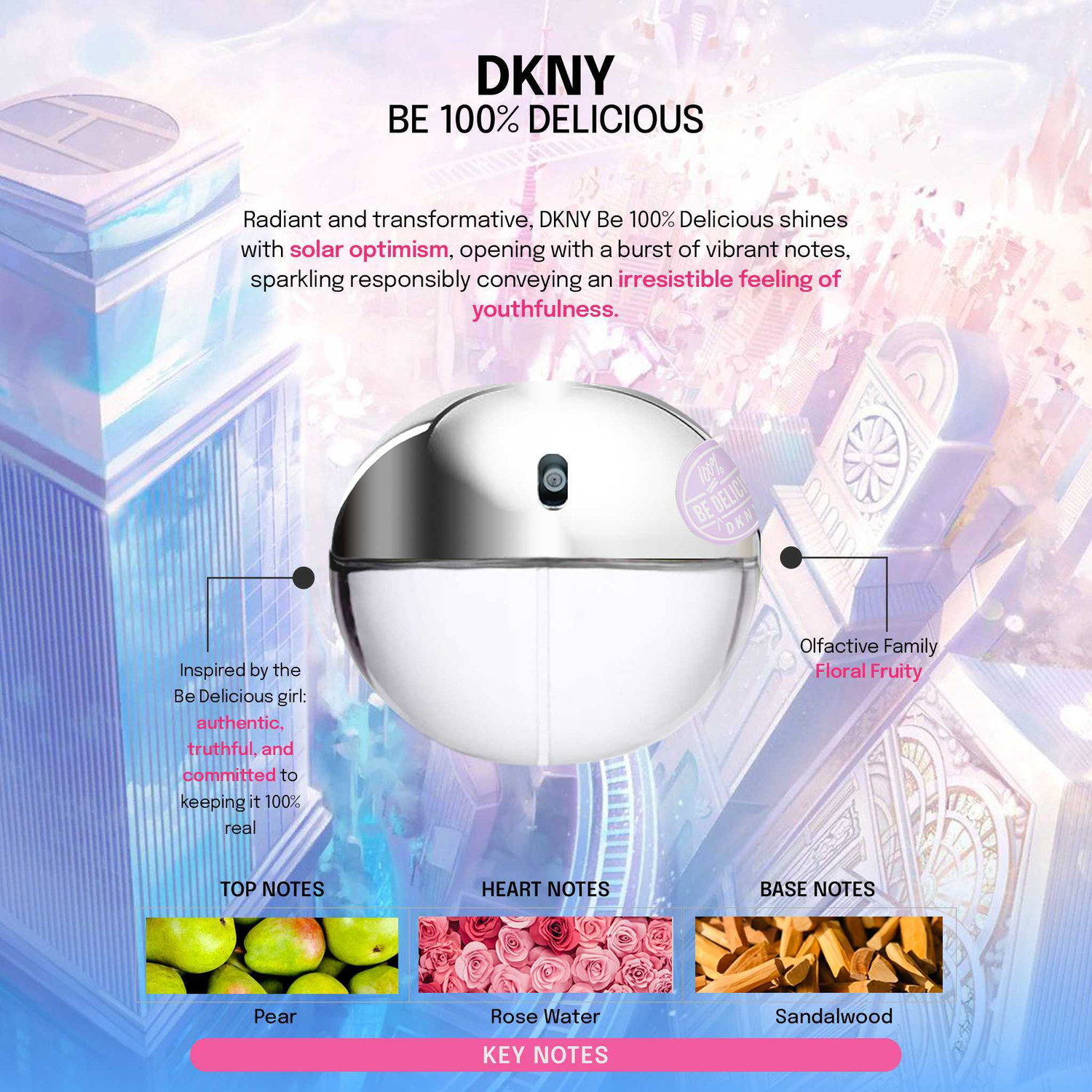 Image of DKNY Be Delicious 100% Eau de Parfum - 30 ml