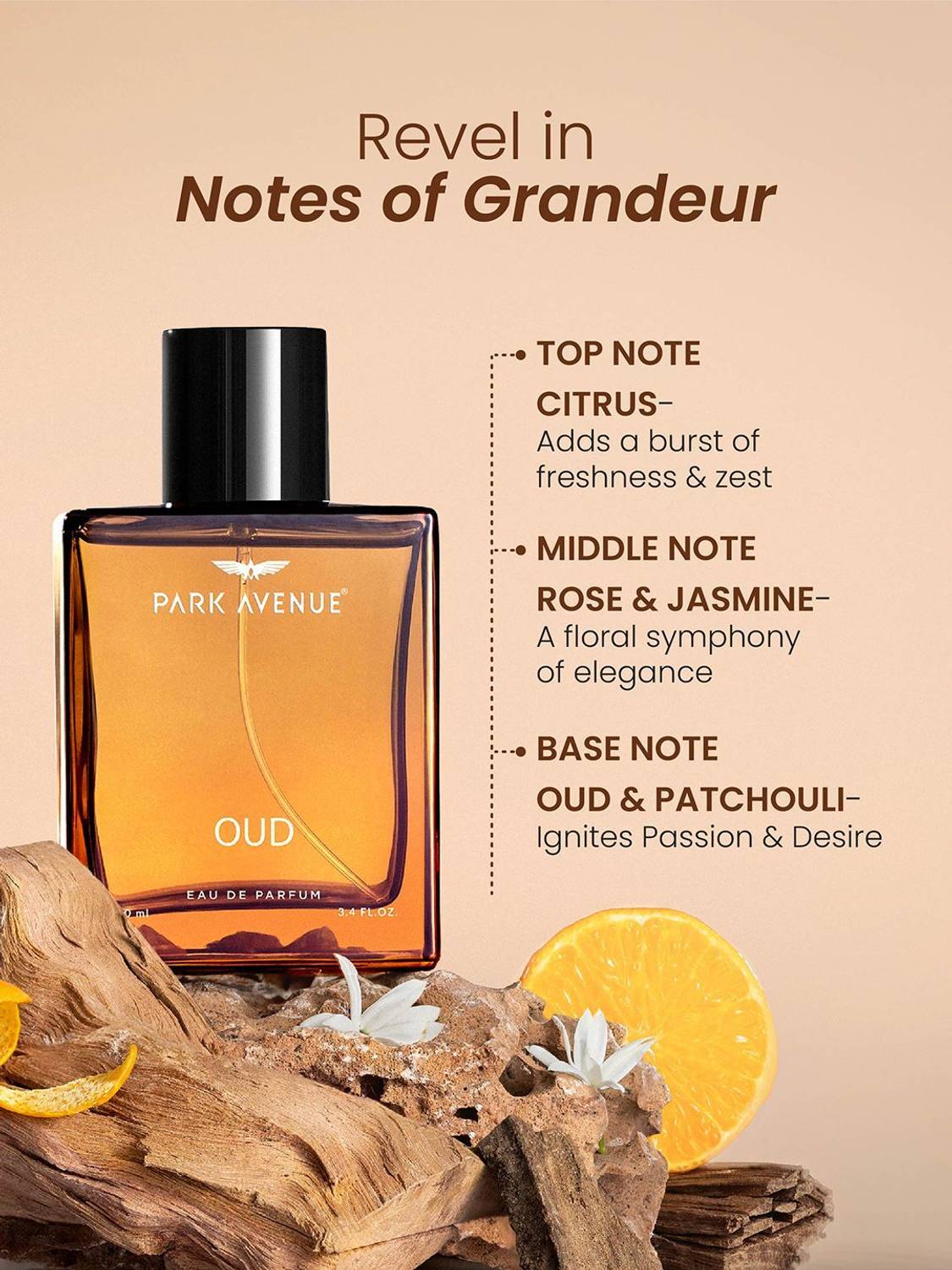 PARK AVENUE Oud Eau de Parfum 100 ml - Image 5