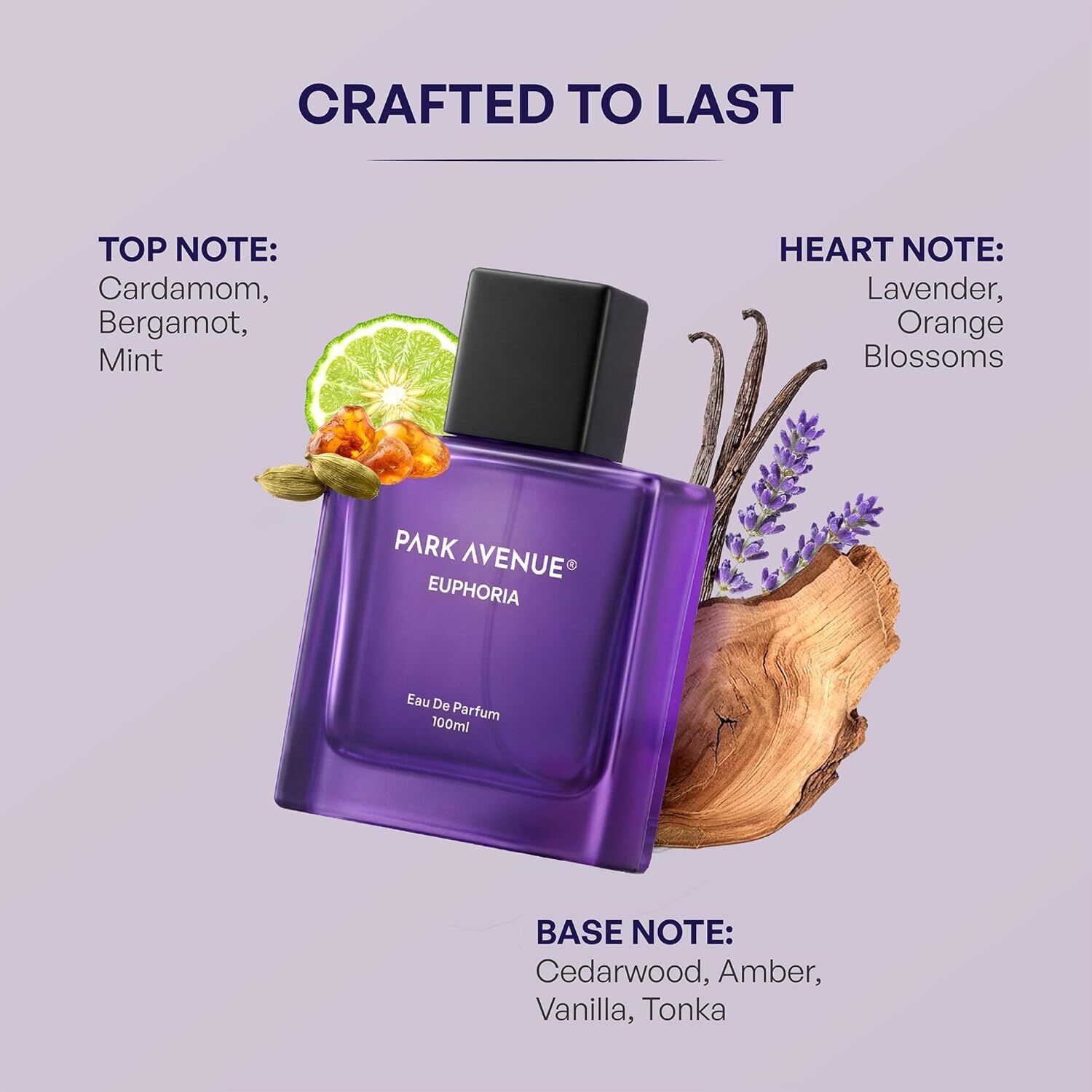 Image of PARK AVENUE Euphoria Eau de Parfum Eau de Parfum Eau Fraiche - 100 ml