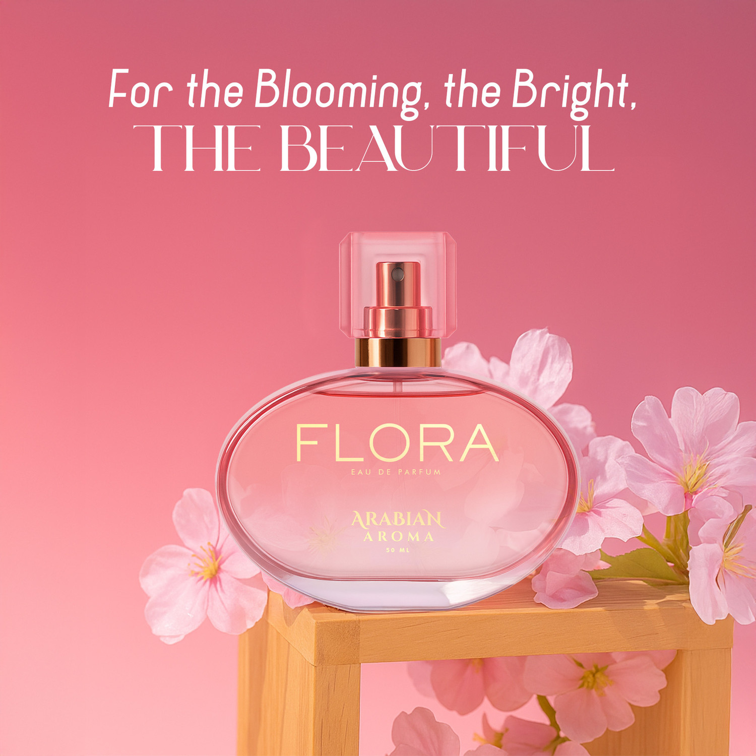 Image of Arabian Aroma Flora Perfume Long Lasting Perfume for Women and Girls Eau de Parfum - 50 ml