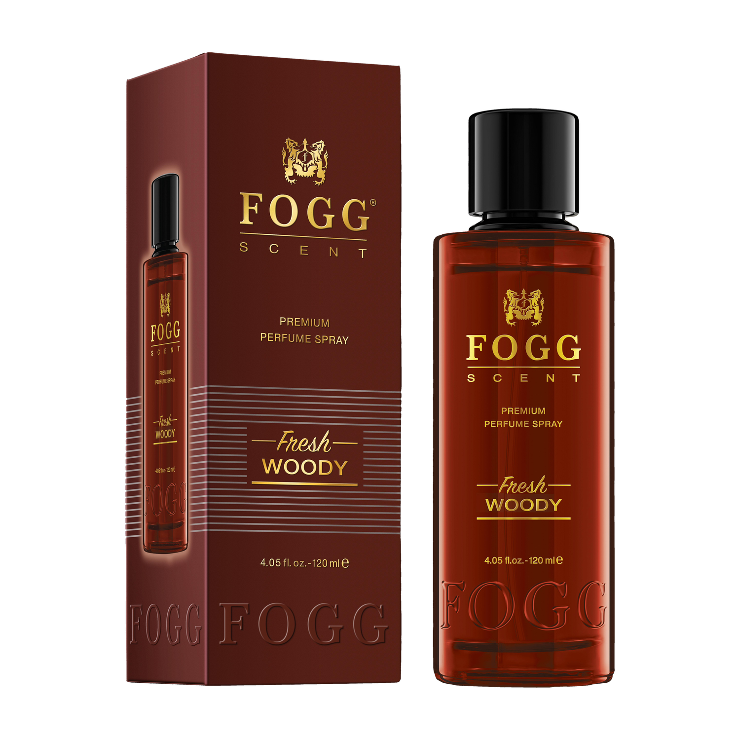 FOGG Fresh Woody 120 ml Eau de Parfum - Image 1