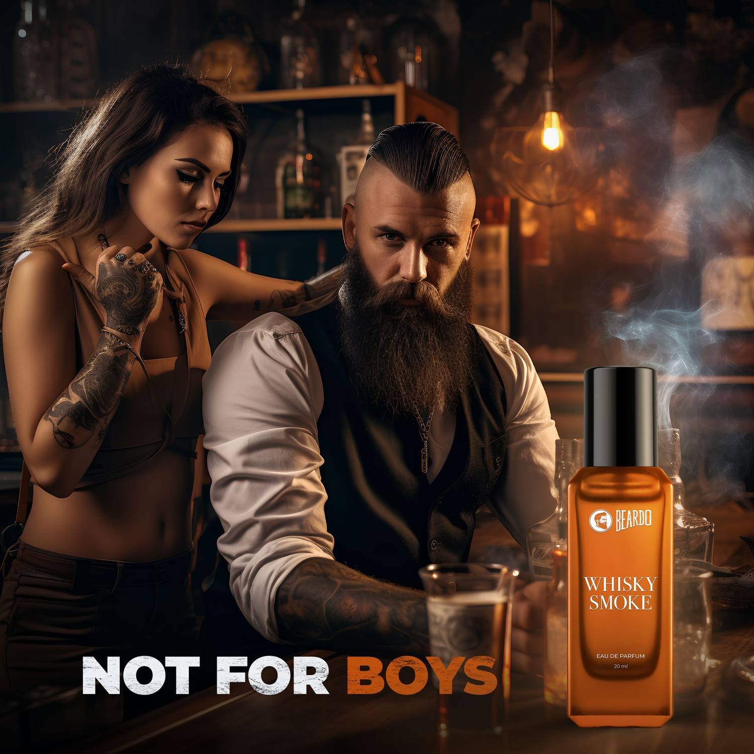 BEARDO Whisky Smoke & Freed Musk Bomb Perfume 40 ml - Image 2